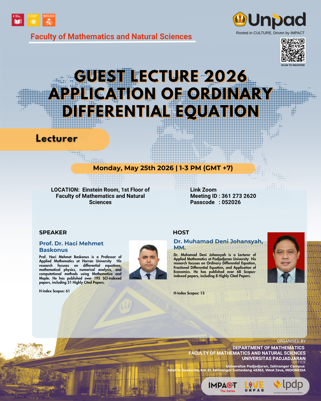 Guest Lecture 2026: Application of Ordinary Differential Equation